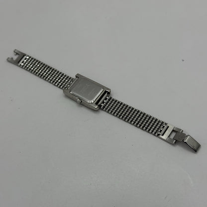 20mm Working Ladies M&S Silver Tone Jewelled Quartz Watch Broken Strap