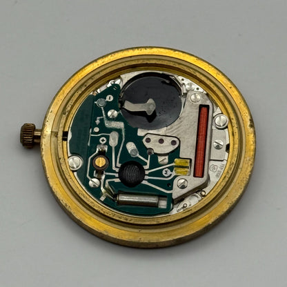 ETA 955.414 Quartz Watch Movement Rotary Date Vintage Swiss Parts Repair 30.9mm