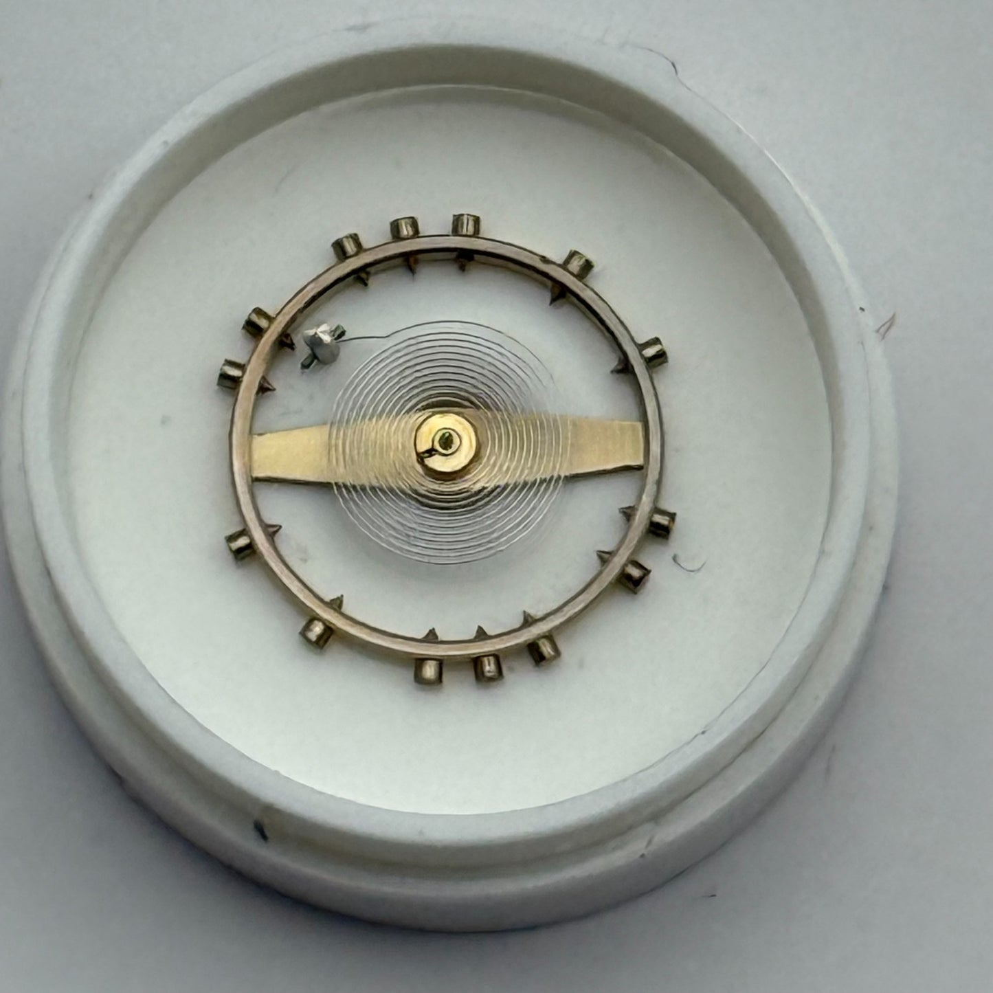 FHF 70 Balance Wheel Complete And Spring  10½’’’ 201 M Watch Movement Parts NOS