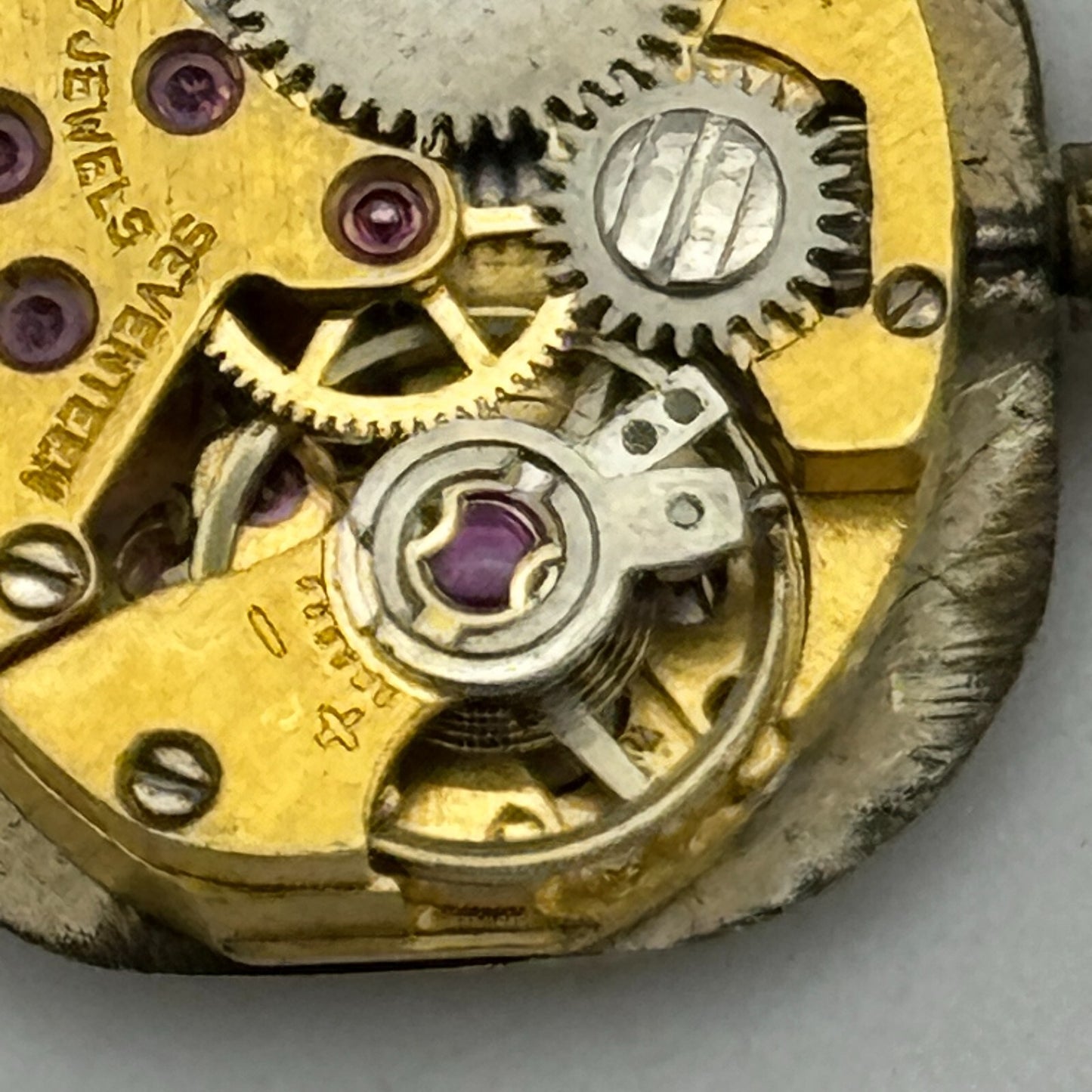 13mm Ladies Rone AS 1977-2 A Schild Balance Ok Vintage Watch Movement PARTS