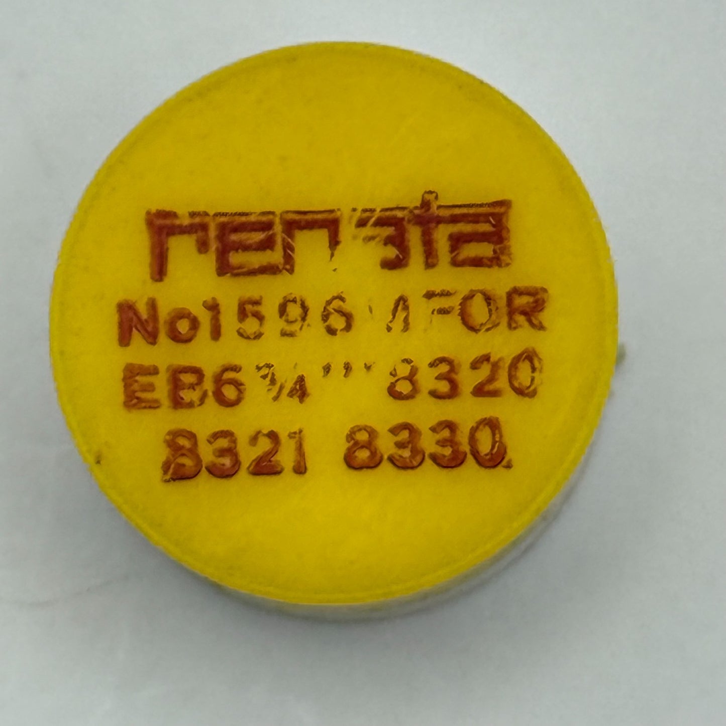 EB 8320 8321 8330 Balance Wheel Complete And Spring 6¾’’’ 1596 M Watch Movement