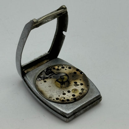 25.8mm AS 340 A Schild Watch Movement And Art Deco Tank Case 15 Jewels PARTS