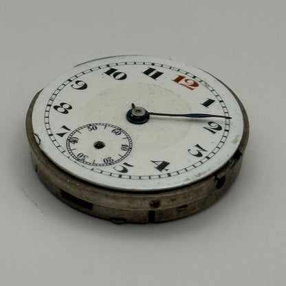 Lanco Trench 15 Jewels Watch Movement Manual Wind Vintage Parts Repair 24.3mm