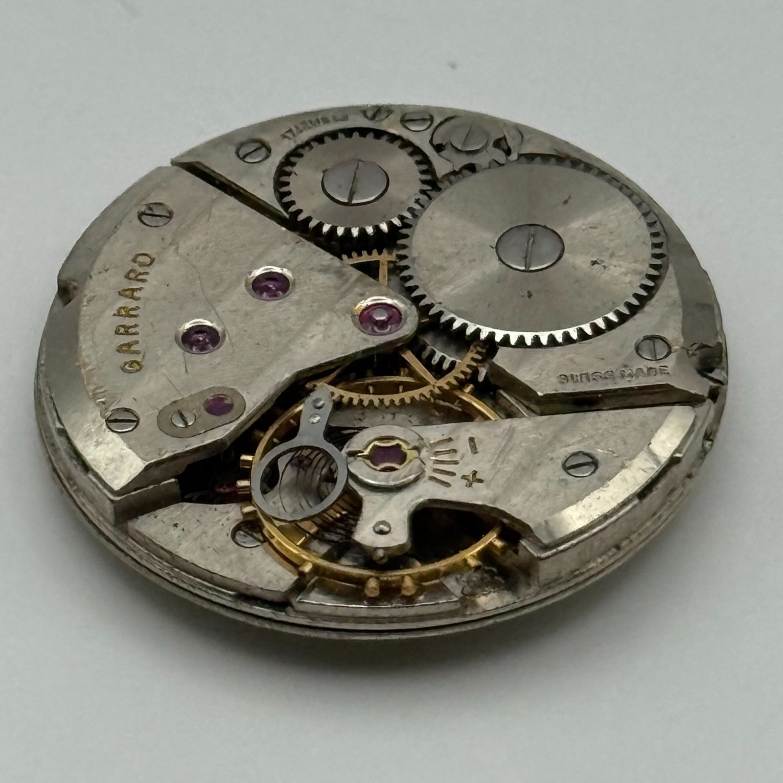 ETA 1120 Watch Movement Garrard Manual Wind Vintage Swiss Parts Repair 27mm