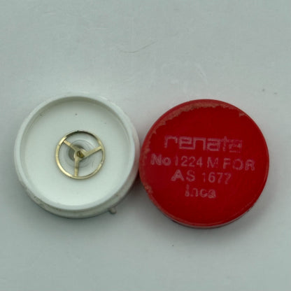 AS 1677 Balance Wheel Complete And Spring Inca 1224 M Watch Movement Parts