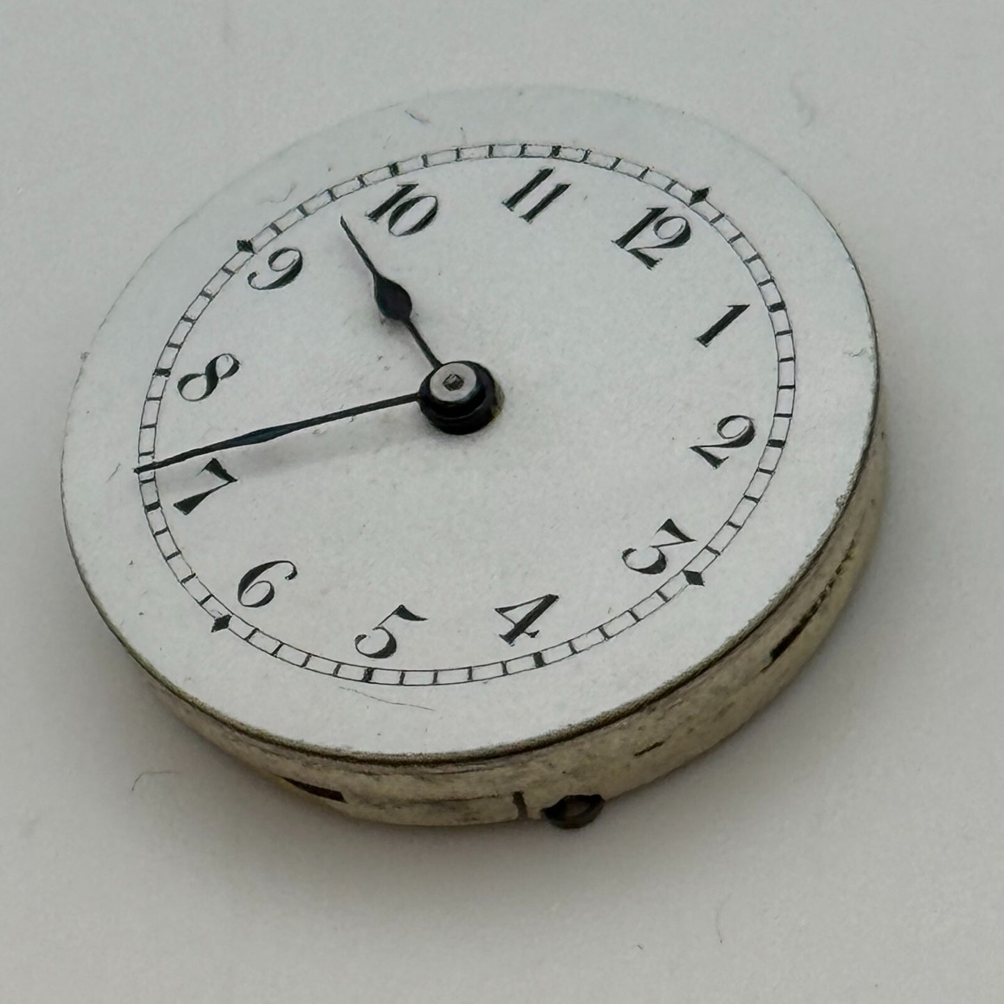 24.9mm Unidentified Balance Intact Trench Watch Movement Manual Wind Swiss PARTS