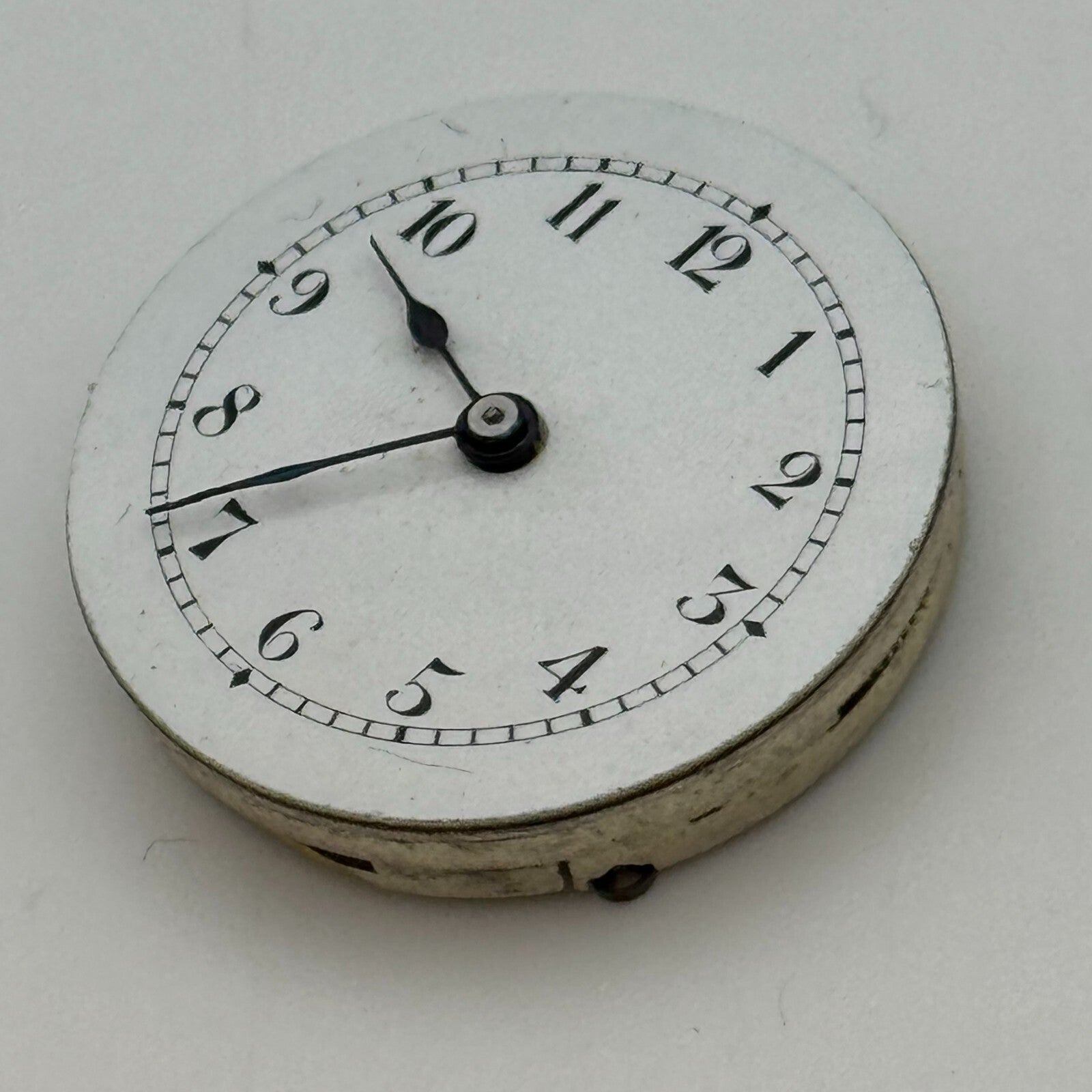 24.9mm Unidentified Balance Intact Trench Watch Movement Manual Wind Swiss PARTS