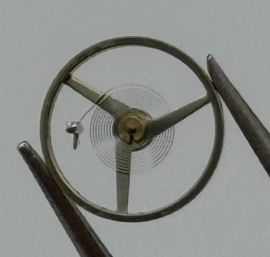 ETA 2412 Balance Wheel Complete And Spring  1413 M Watch Movement Parts NOS