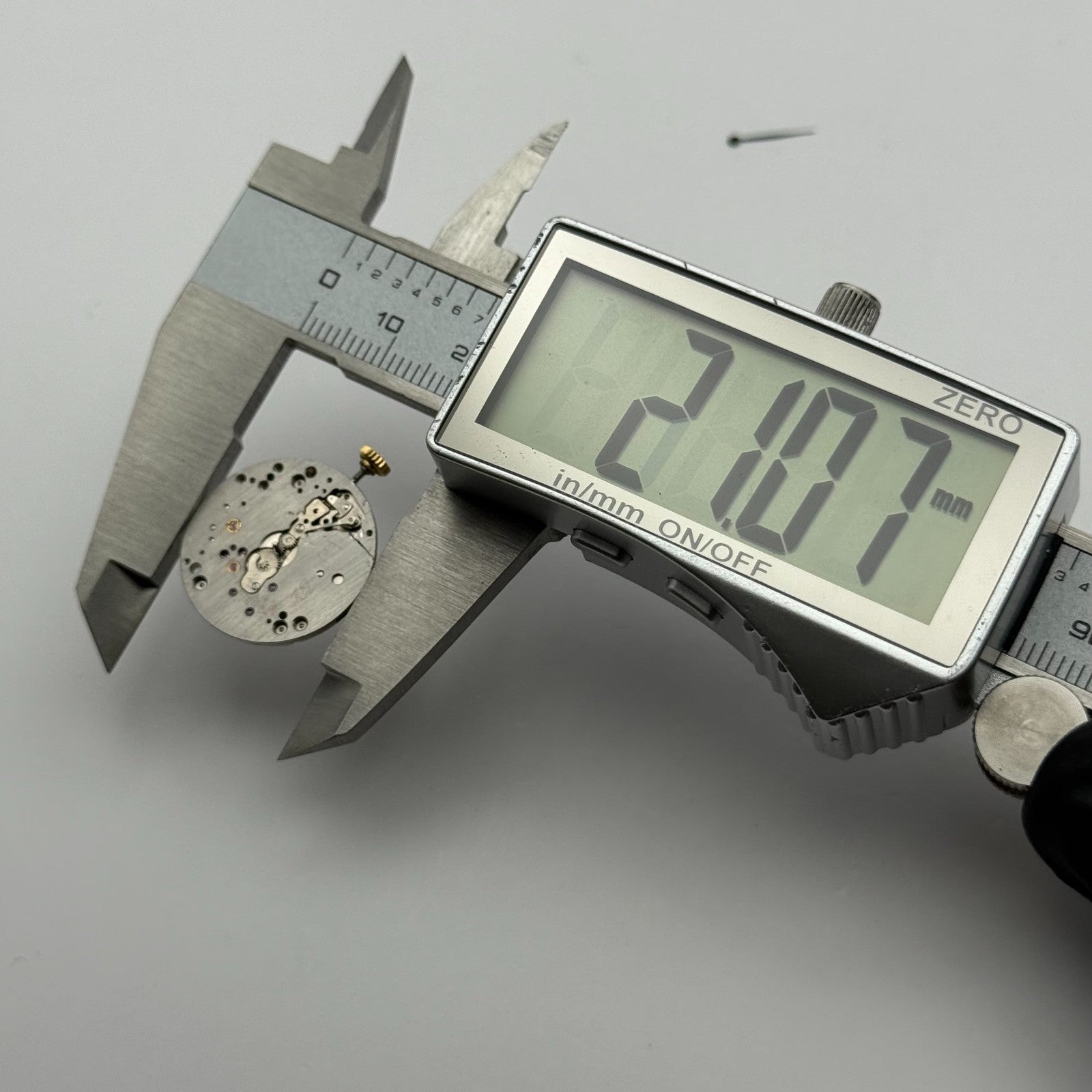 Jaeger Le Coultre 895 Thin Watch Movement Square Dial Vintage Parts Repair 21mm