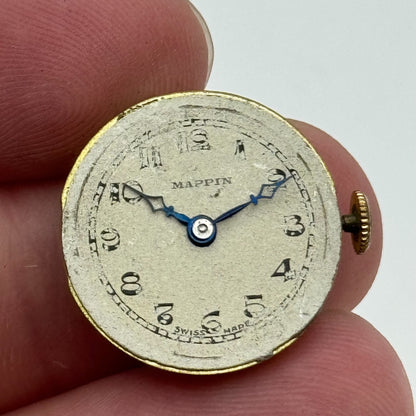19.7mm Running Mappin Daphne High Grade Manual Wind Swiss Watch Movement PARTS