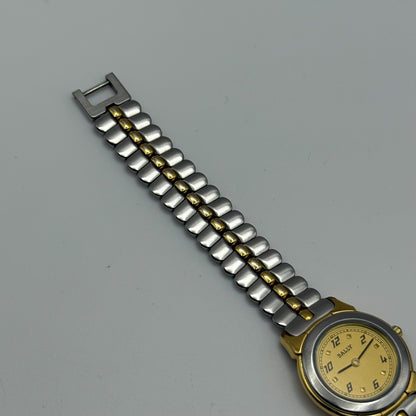Bally Ladies Quartz Watch Two-Tone Bracelet Swiss 23mm PARTS REPAIR