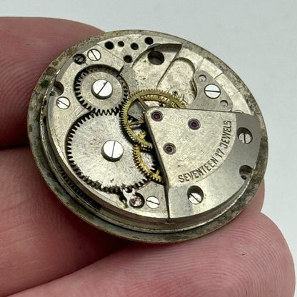 25.8mm Yeoman Mens HB Hermann Becker 1161 Manual Wind Watch Movement PARTS SPARE