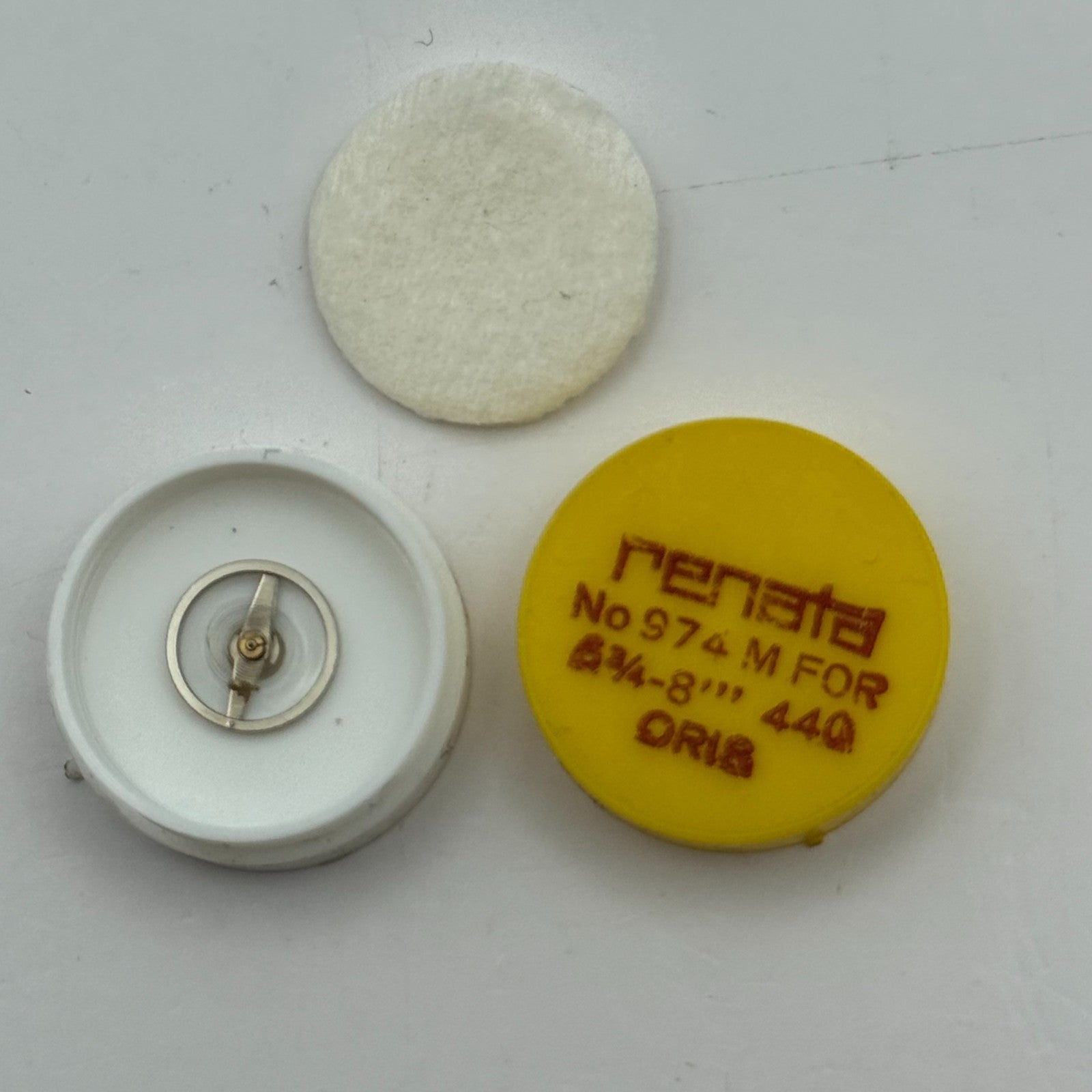 Oris 440 Balance Wheel Complete And Spring  6¾–8’’’ 974 M Watch Movement Parts 