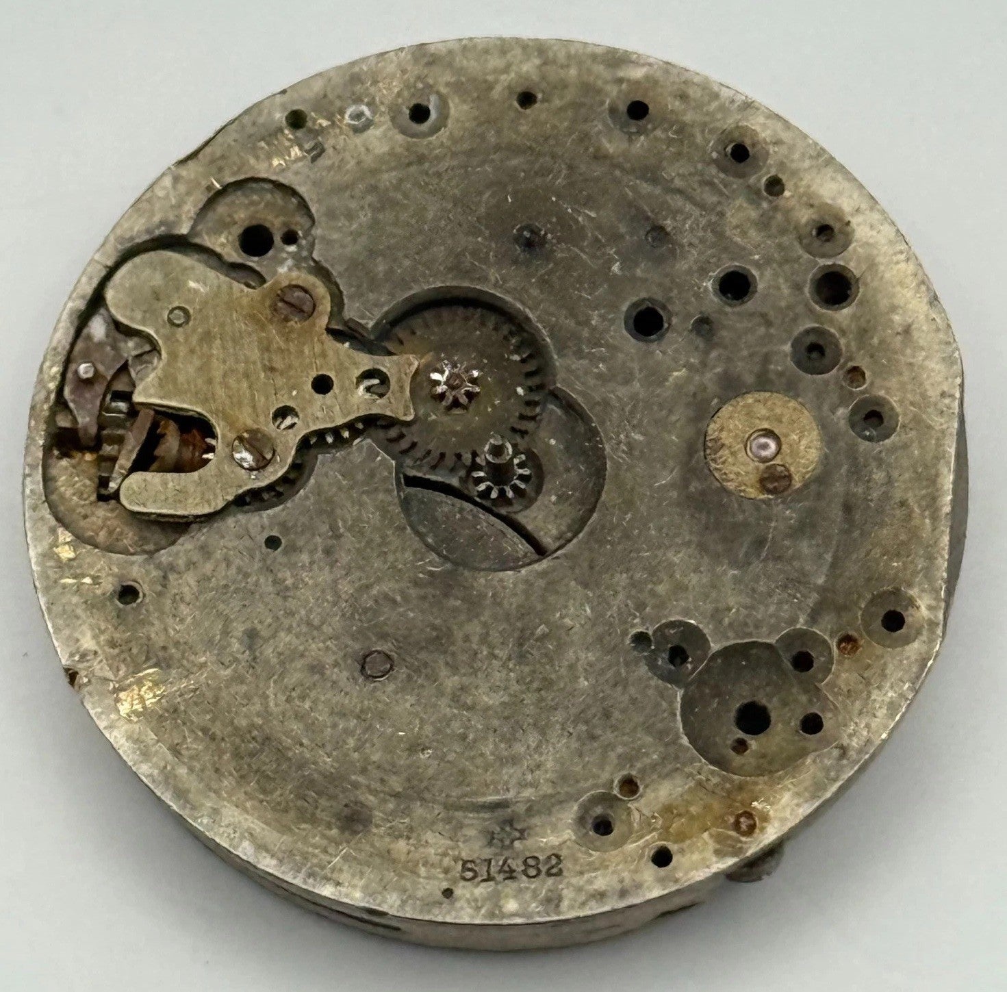 Patent 51482 Watch Movement Manual Wind Vintage Swiss Parts Repair 29.4mm