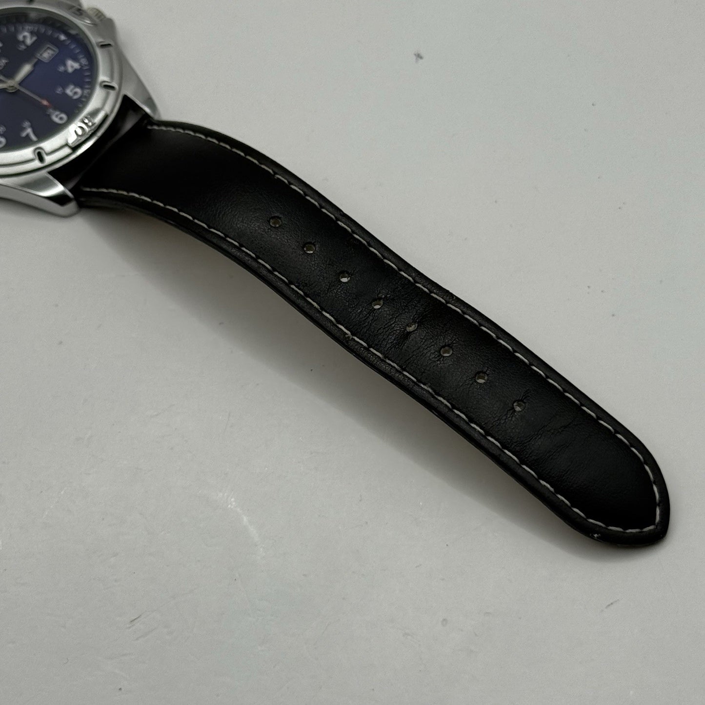 40mm Working Men’s Sekonda N3512 Blue 24 Hour Date Dial Stainless Quartz Watch