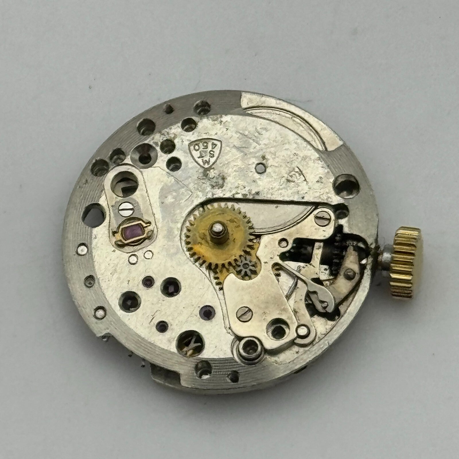 22.2mm Roamer MST 450 Manual Wind 15 Jewels Watch Movement Swiss Made PARTS