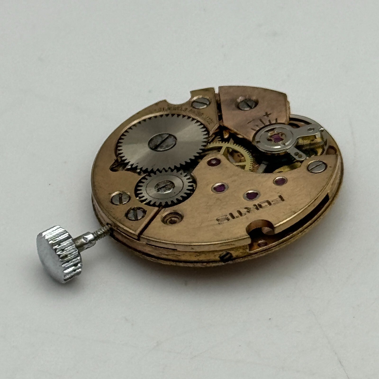 23.6mm Running Fortis Peseux P 7040 Manual Wind Swiss Watch Movement PARTS SPARE