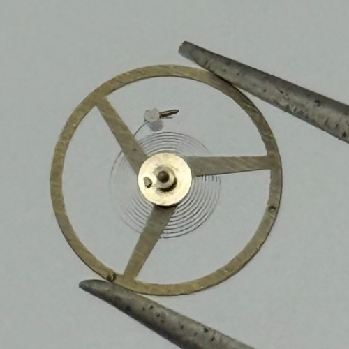 ETA 2412 Balance Wheel Complete And Spring  1413 M Watch Movement Parts NOS