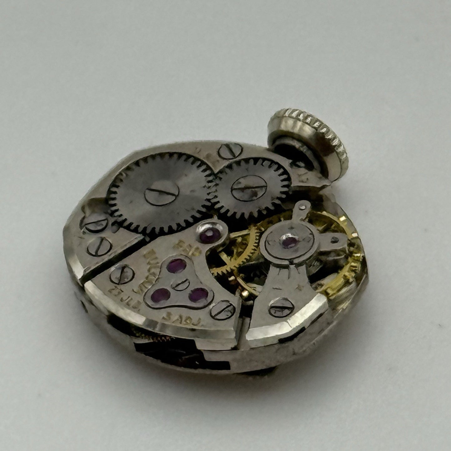 13.1mm Vintage Ladies Bulova 5AD Manual Wind Swiss Watch Movement PARTS REPAIR