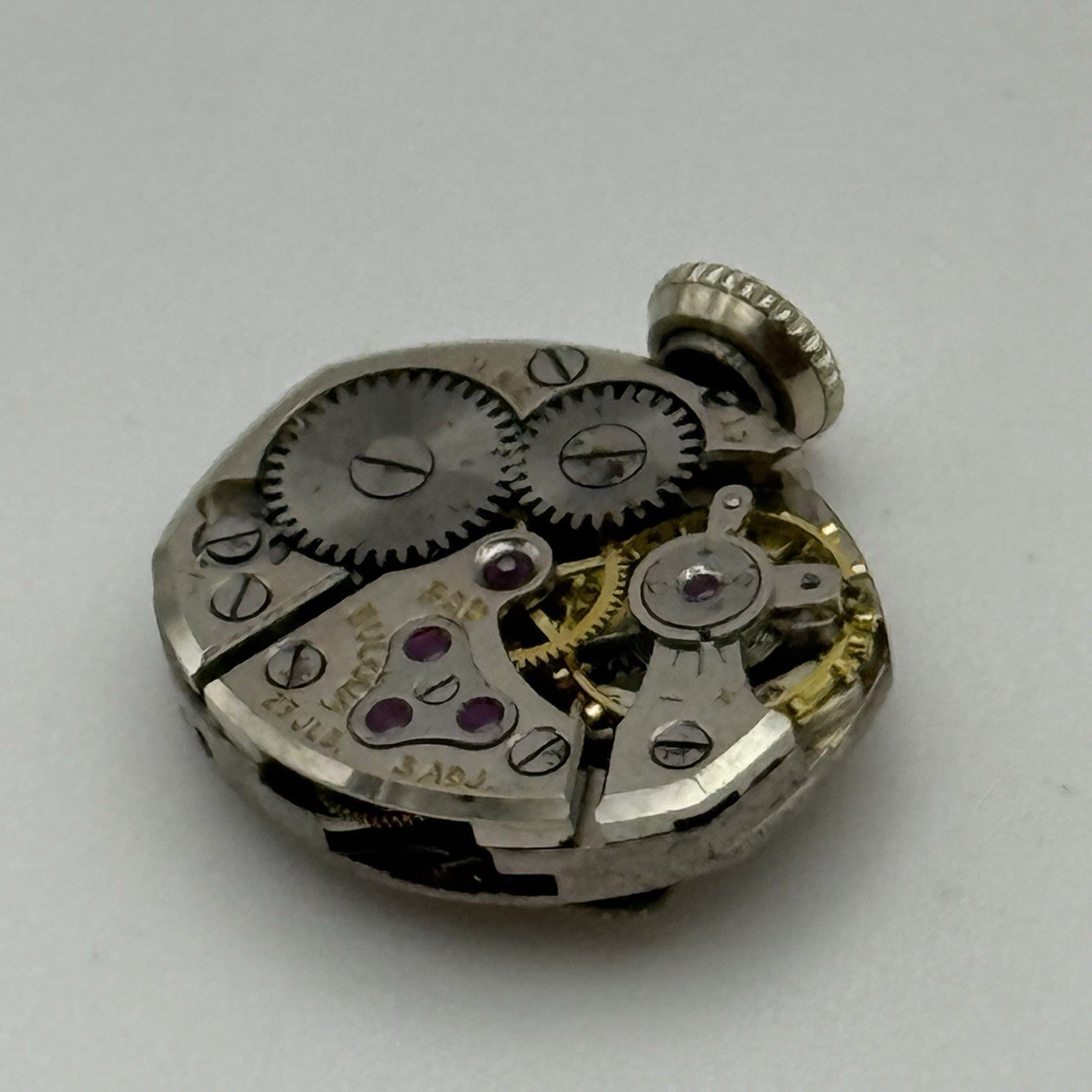 13.1mm Vintage Ladies Bulova 5AD Manual Wind Swiss Watch Movement PARTS REPAIR