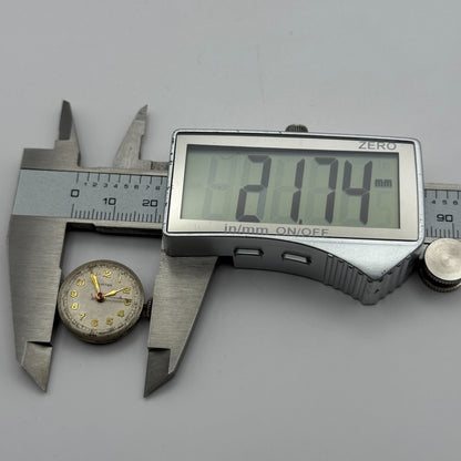 Clinton Sweep Seconds Watch Movement Running Manual Wind Vintage Parts 19.7mm