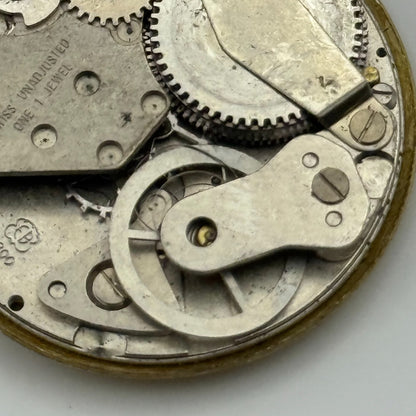 EB 8800 Watch Movement Tara Date Manual Wind Vintage Swiss Parts Repair 26.9mm