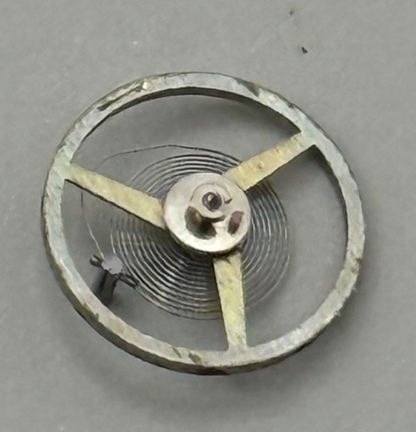 FHF 60 Balance Wheel Complete And Spring  Watch Movement Parts NOS