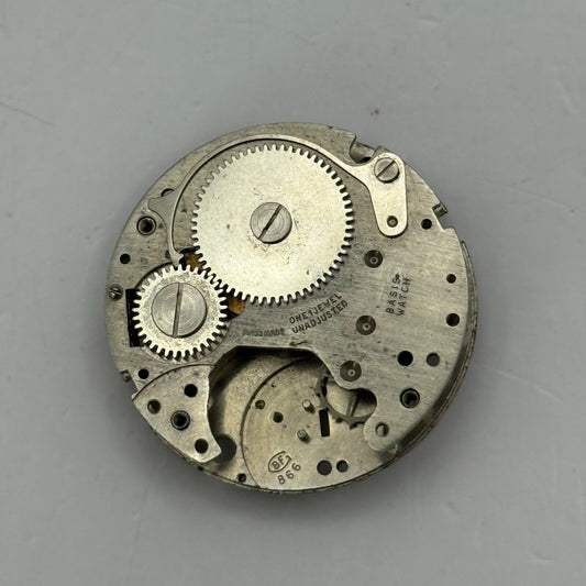26.9mm Vintage BFG 866 Partial Swiss Manual Wind Watch Movement PARTS REPAIR
