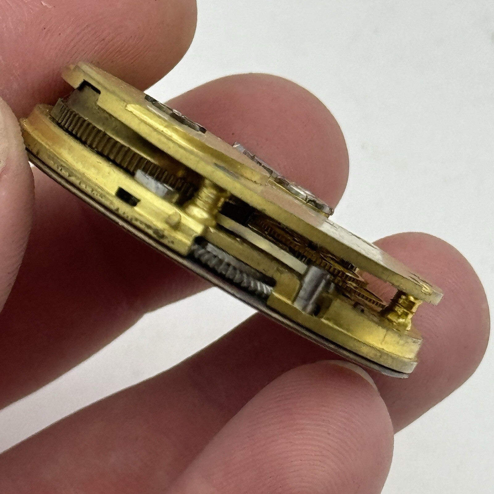 41.2mm Key Wound Dent 33 Cockspur Street London Pocket Watch Movement To Restore