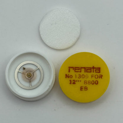 EB 8800 Balance Wheel Complete And Spring 12’’’ 1309 Watch Movement Parts NOS