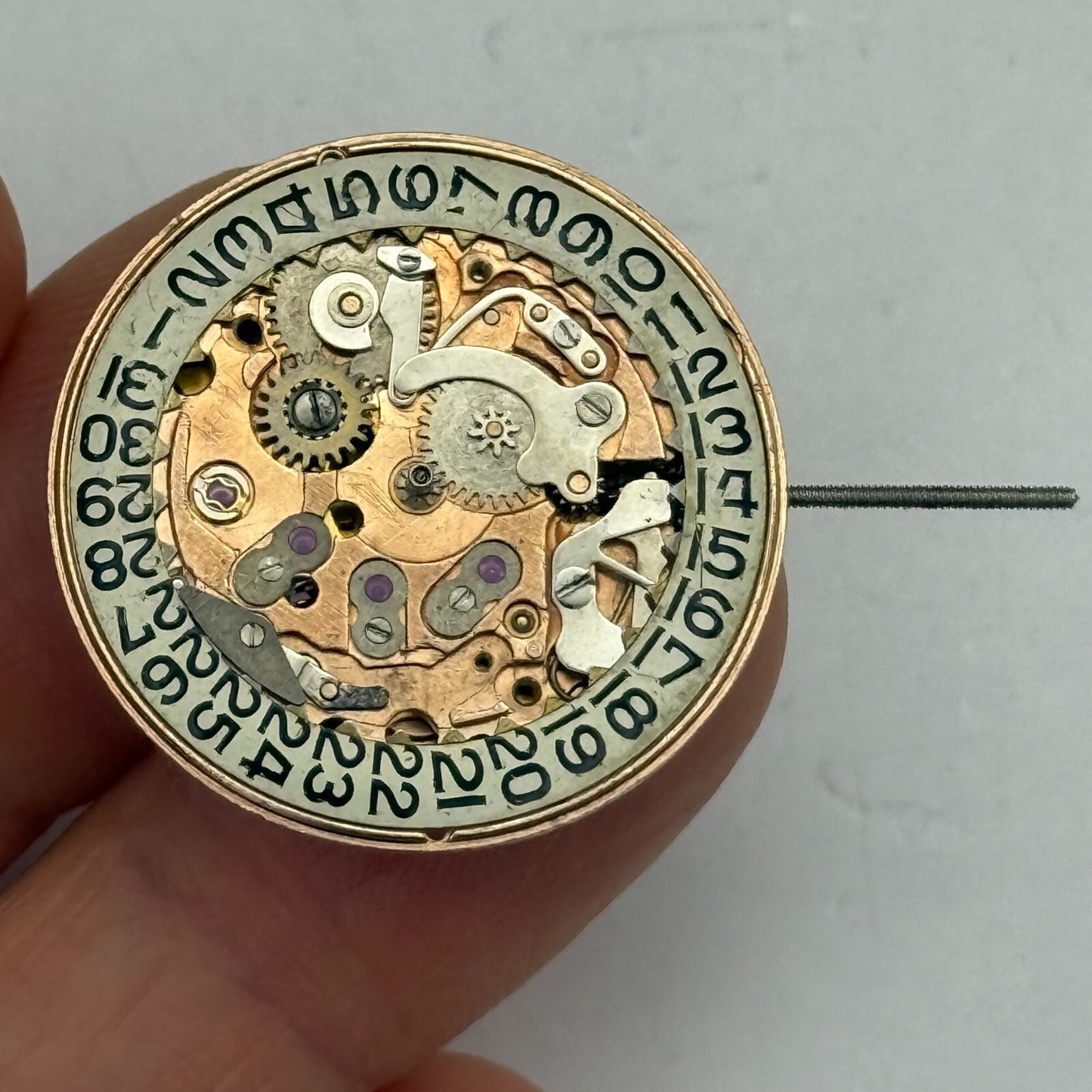 25.9mm Vintage Accurist FHF 66-9 Swiss Manual Wind Watch Movement PARTS REPAIR