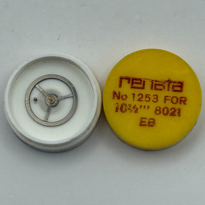 EB 8021 Balance Wheel Complete And Spring 10½’’’ 1253 Watch Movement Parts NOS