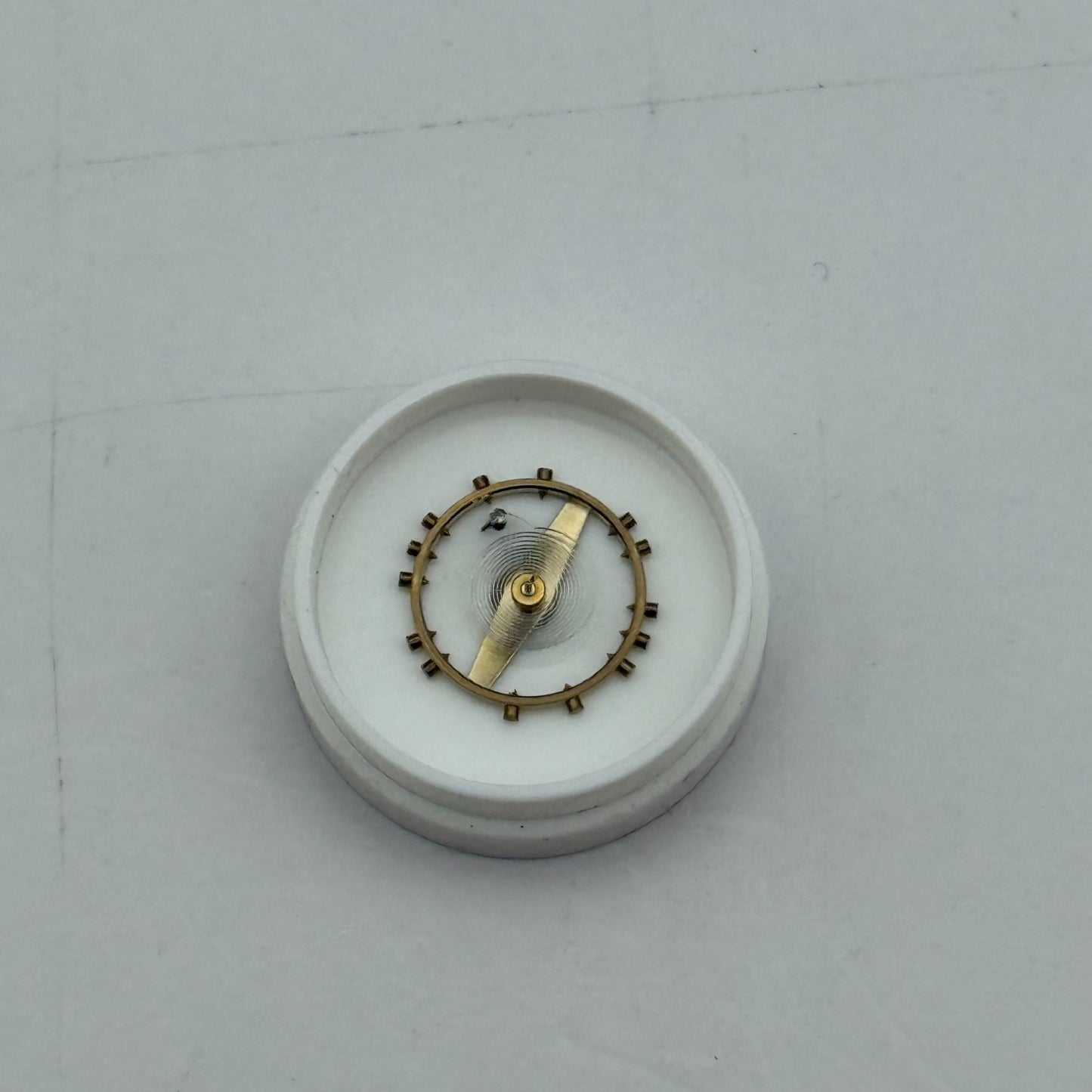 FHF 70 Balance Wheel Complete And Spring 10 1/2''' 201 M Watch Movement Parts 