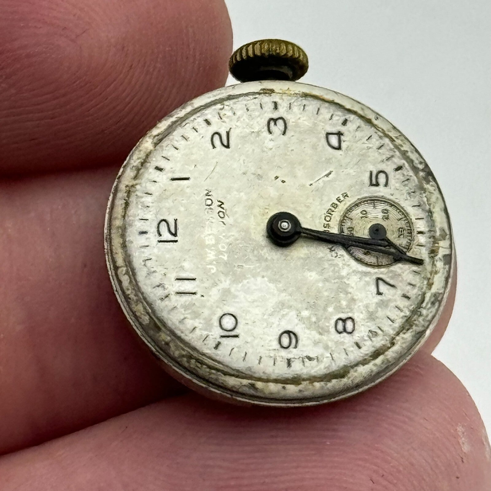 19.7mm J W Benson Cyma Tavannes 424K Manual Wind Watch Movement PARTS REPAIR