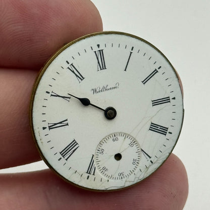 0s Men’s Waltham Grade Seaside Model 1901 American Watch Movement PARTS SPARES