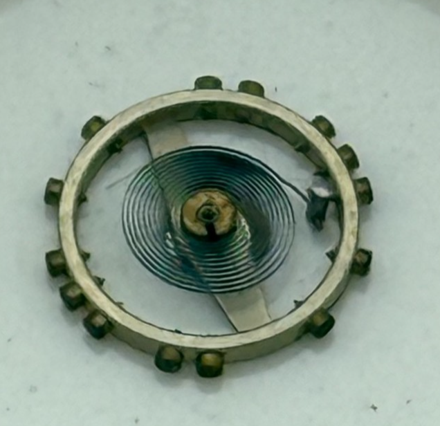 AS 976 1012 Balance Wheel Complete And Spring 29 M Watch Movement Parts NOS 