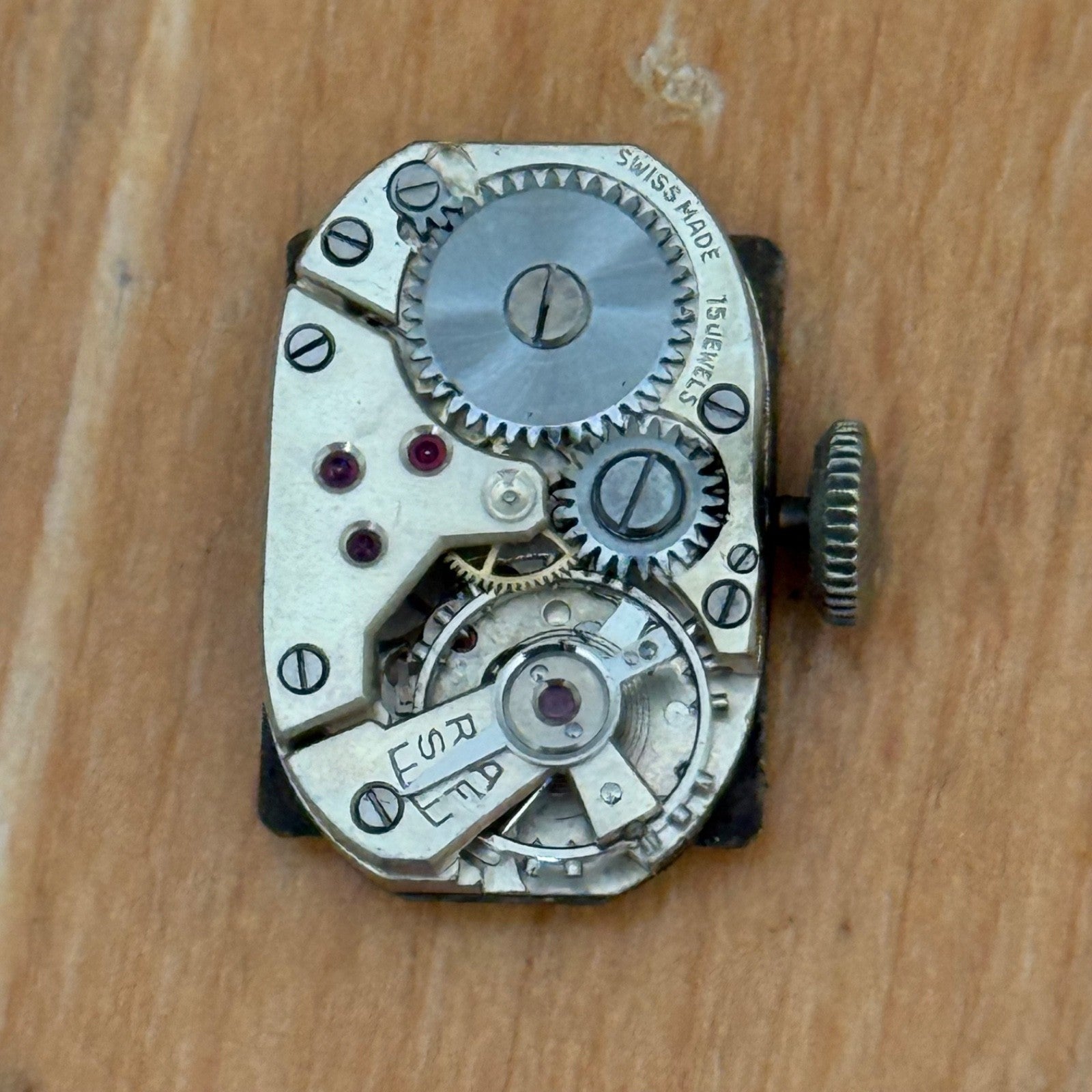 14mm Vintage Madorina Art Deco Ladies Swiss Manual Wind Watch PARTS / REPAIR