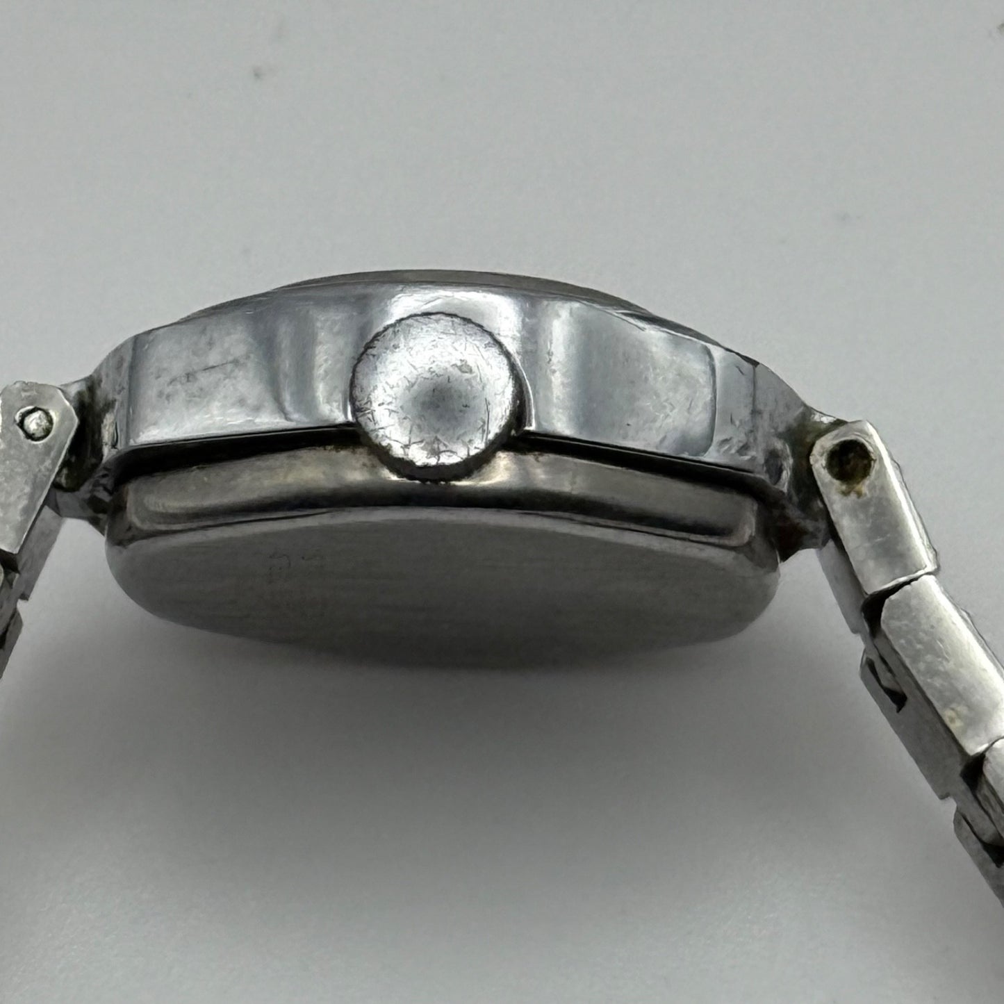 17mm Vintage Ross 17 Jewels Stainless Swissl Manual Wind Watch PARTS / REPAIR