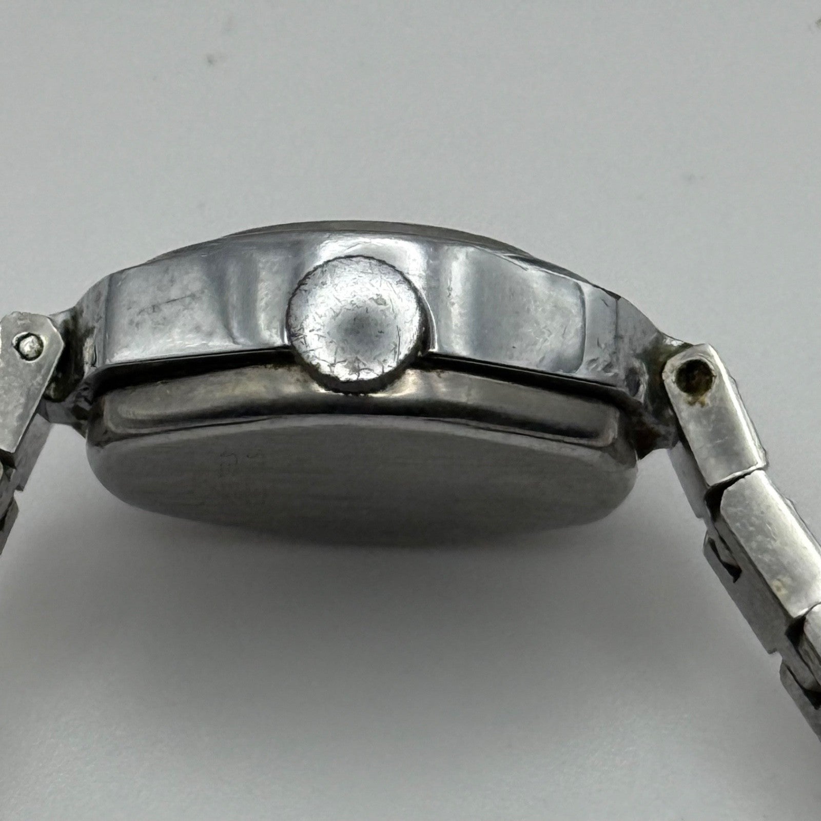 17mm Vintage Ross 17 Jewels Stainless Swissl Manual Wind Watch PARTS / REPAIR