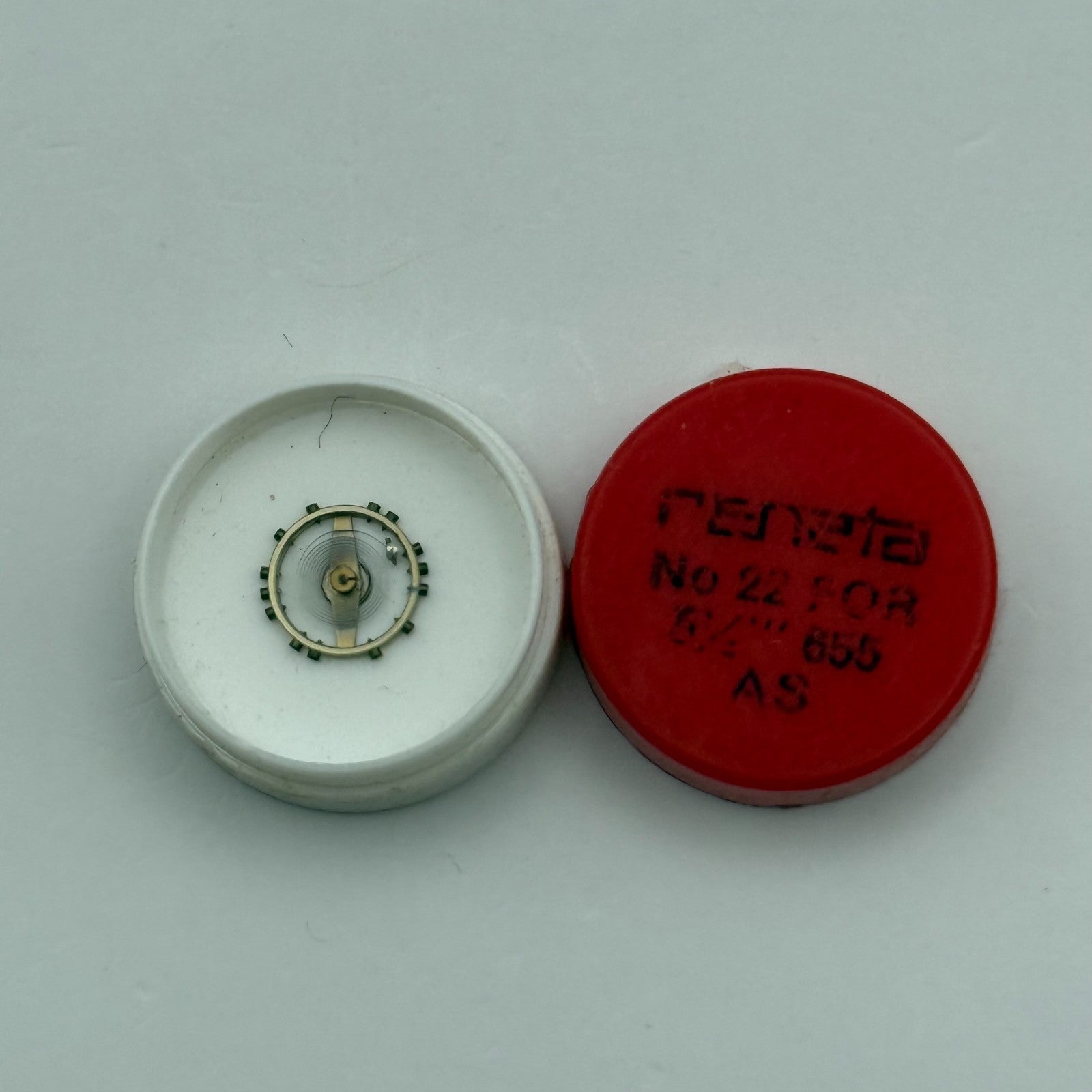 AS 655 Balance Wheel Complete And Spring 5¼’’’  22 Watch Movement Parts NOS 