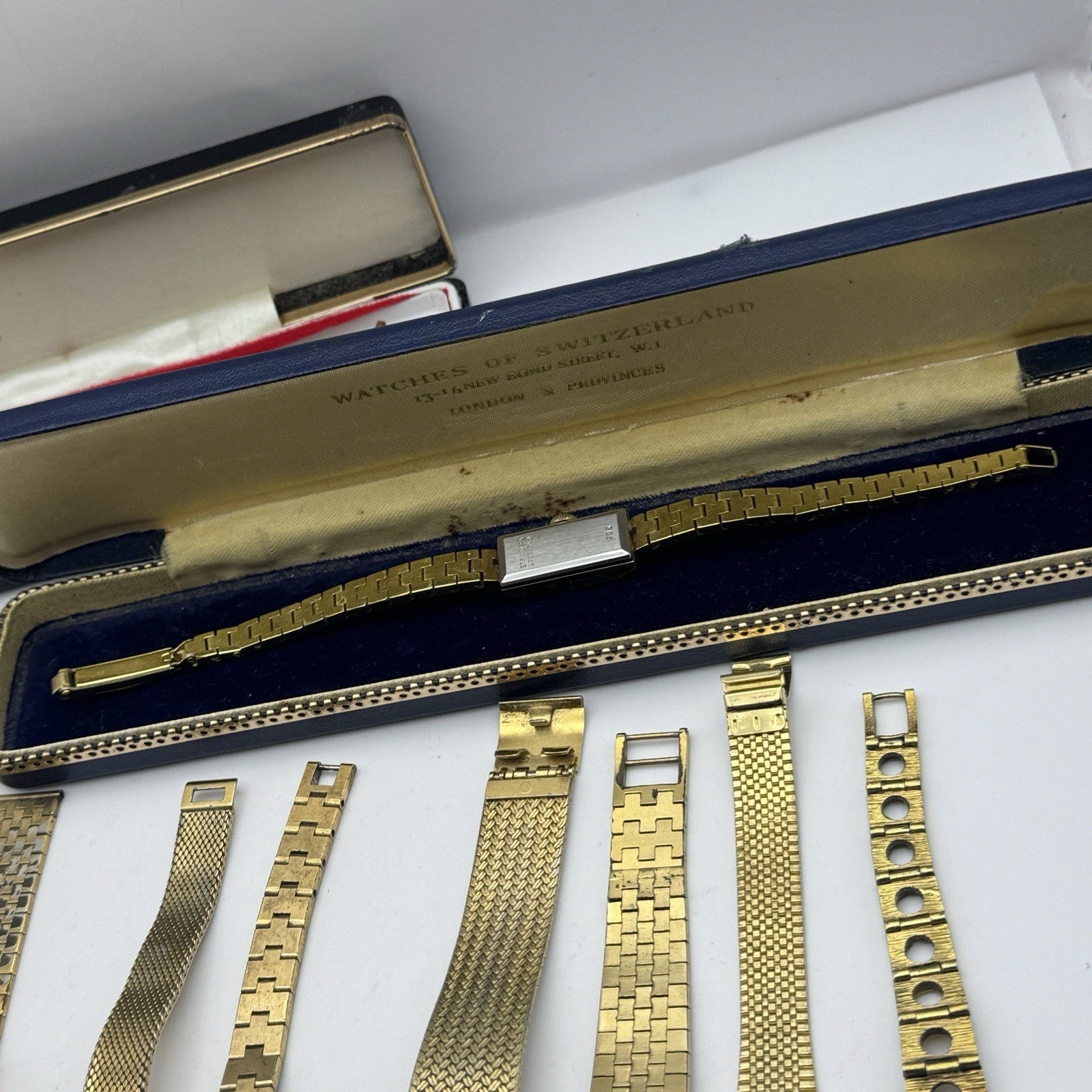 Bundle Of 12 Vintage Gold Plated Ladies Watches Mechanical Job Lot Parts Repair