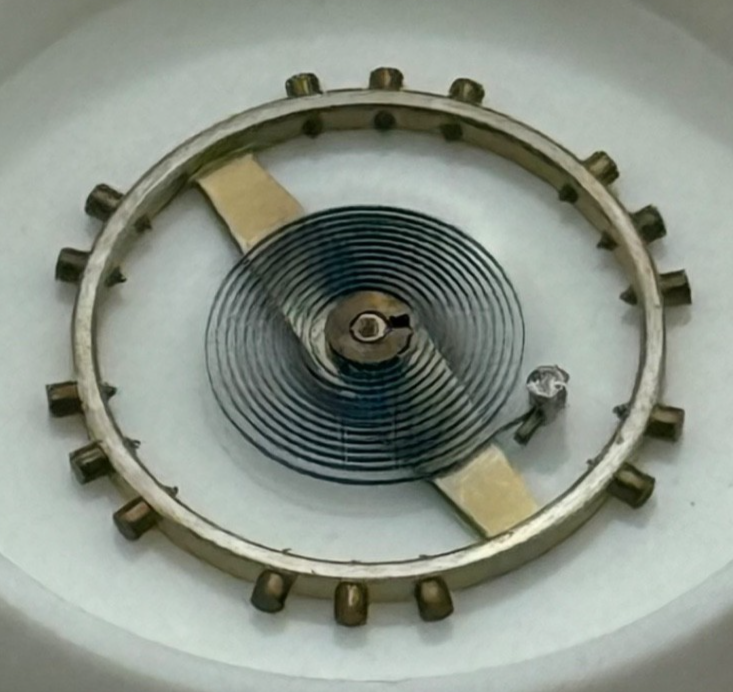 ETA 2390, 2401 Balance Wheel Complete And Spring 435 M Watch Movement Parts NOS