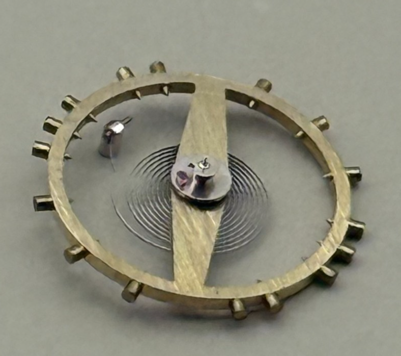 AS 1525 1526 Balance Wheel Complete And Spring  953 M Watch Movement Parts NOS