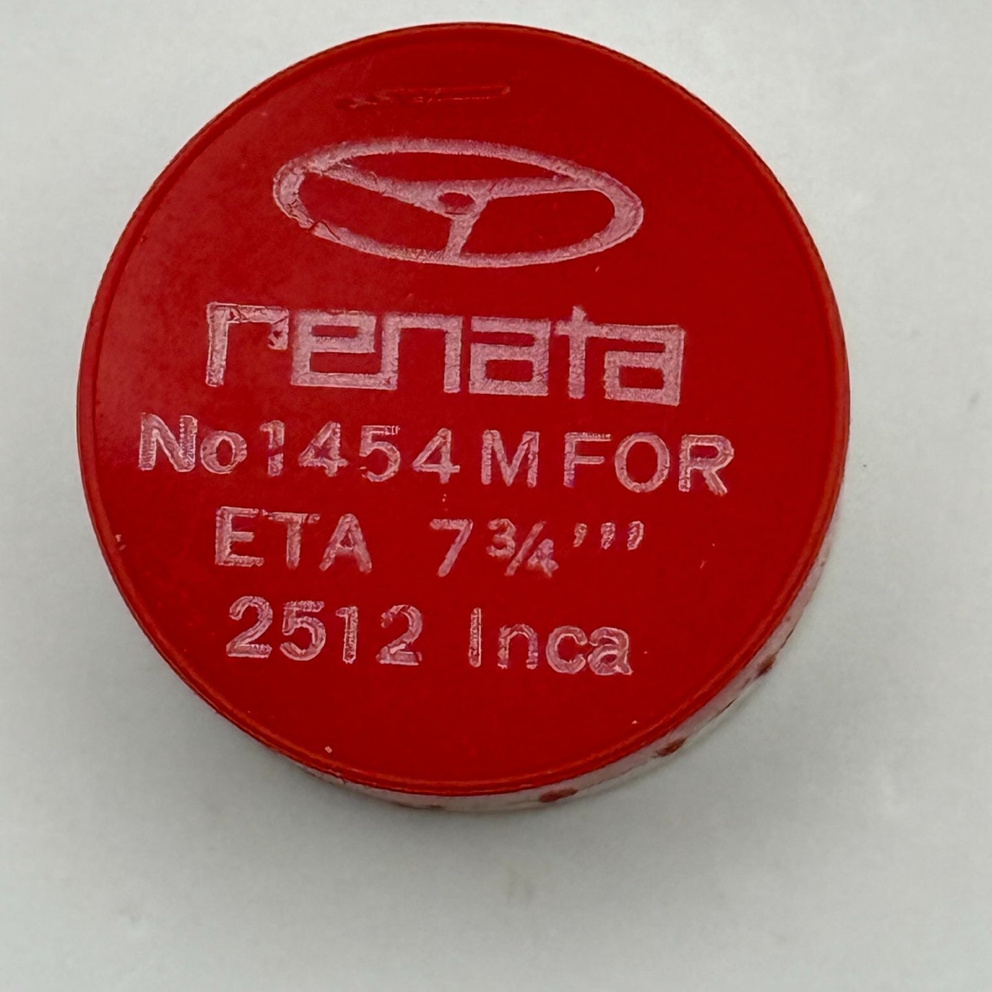 ETA 2512 Balance Wheel Complete And Spring 7¾’’’ 1454 M Watch Movement Parts 