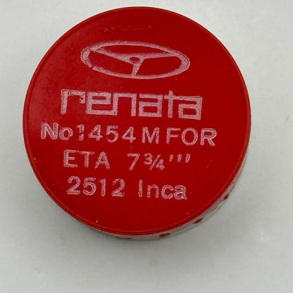 ETA 2512 Balance Wheel Complete And Spring 7¾’’’ 1454 M Watch Movement Parts 