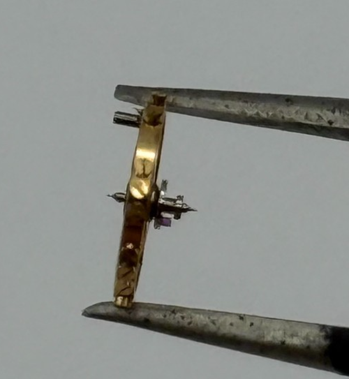 AS 976 1012 Balance Wheel Complete And Spring  Renata 29 M Watch Movement Parts 