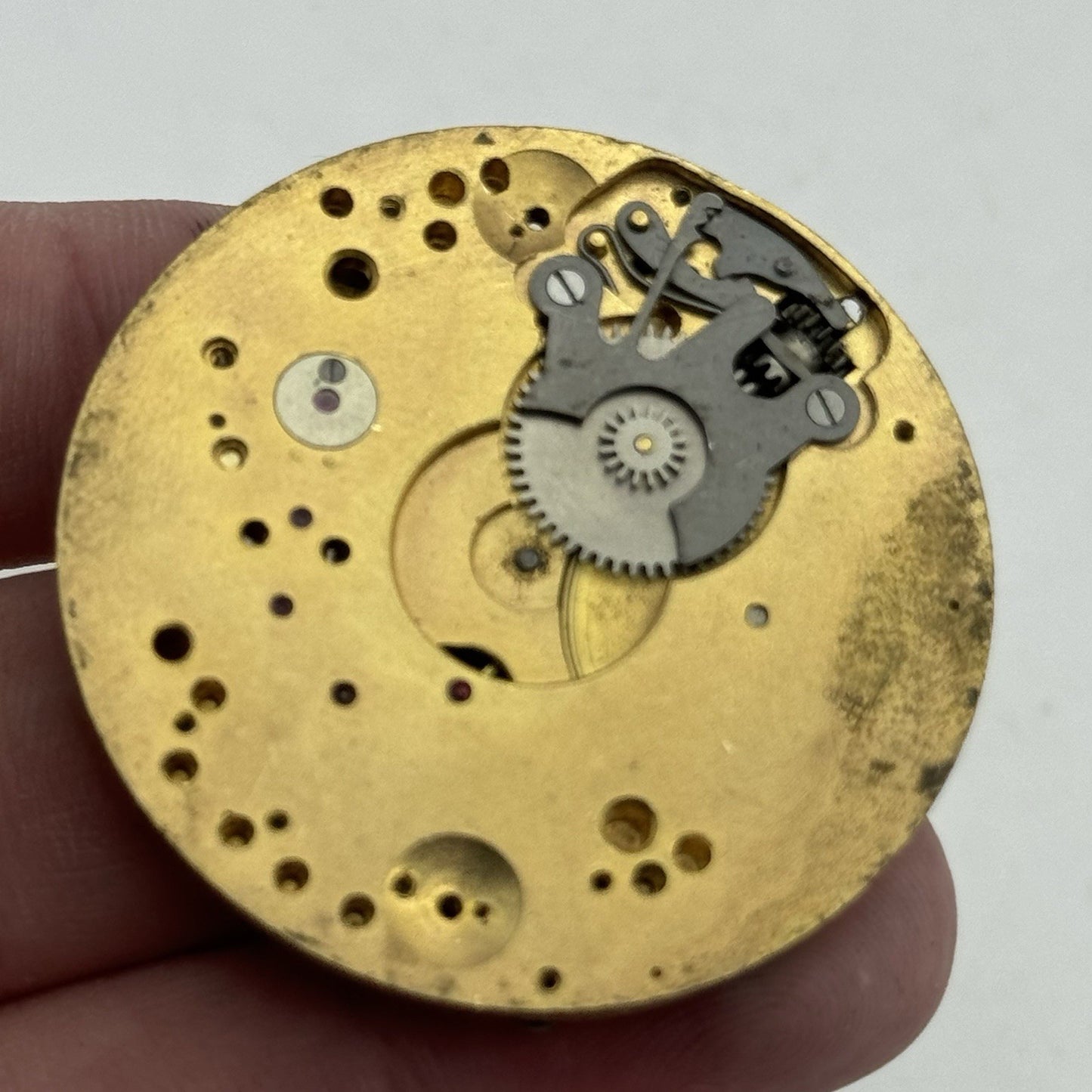 42.9mm Very Rare FHF Cal 3 Vintage Pocket Watch Movement PARTS REPAIR SPARES