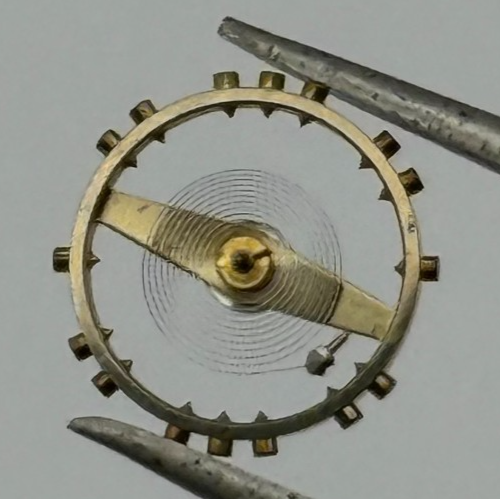 Felsa 64 Balance Wheel Complete And Spring 8 3/4'''  117 Watch Movement Parts