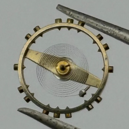 Felsa 64 Balance Wheel Complete And Spring 8 3/4'''  117 Watch Movement Parts