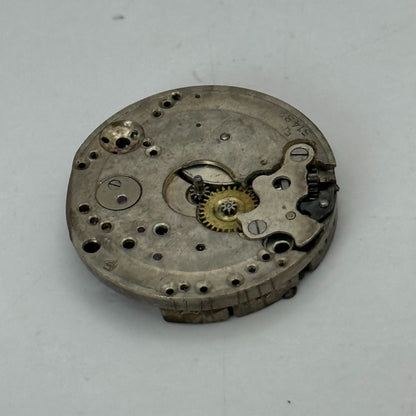 19.7mm Vintage FHF Patent 51482 Swiss Manual Wind Watch Movement PARTS REPAIR